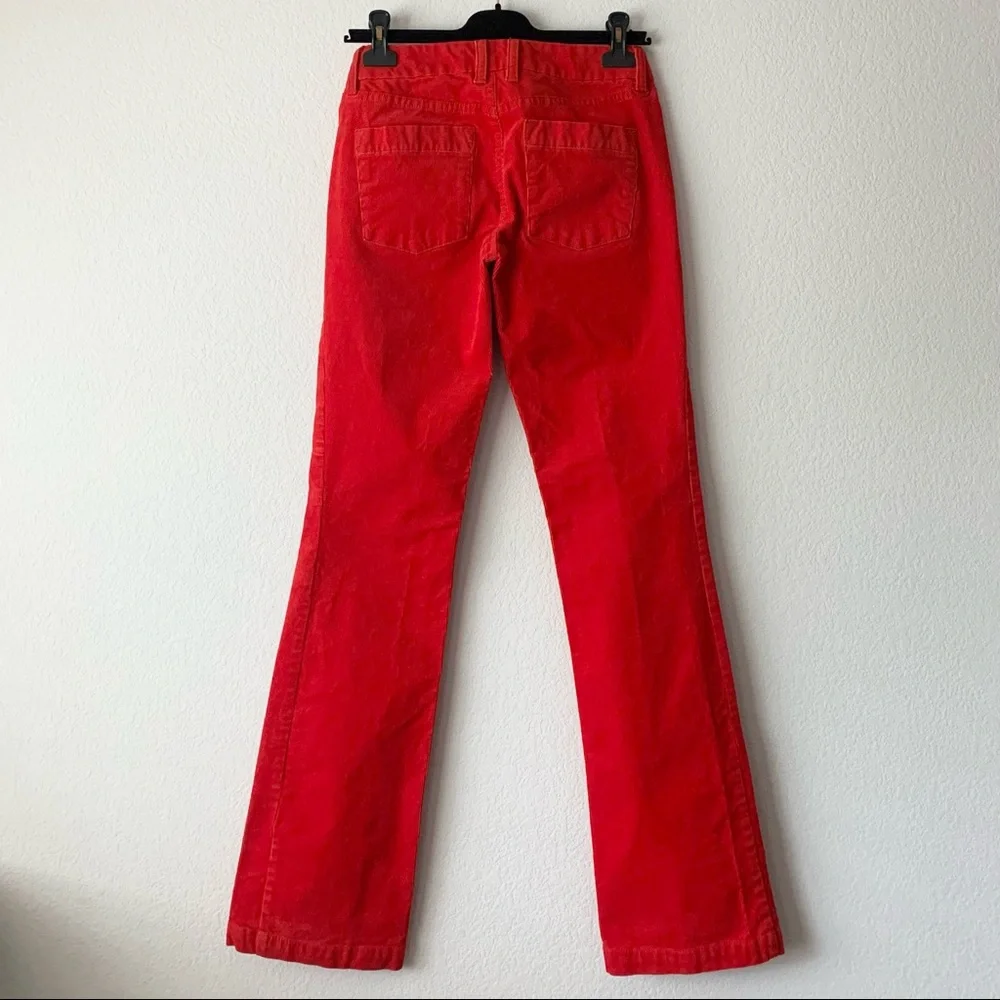 New J. Crew corduroy pants in red